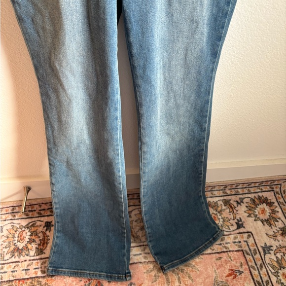 Americana Good American Light Blue Denim Jumpsuit size 1 w/as adjustable waist - Picture 6 of 16